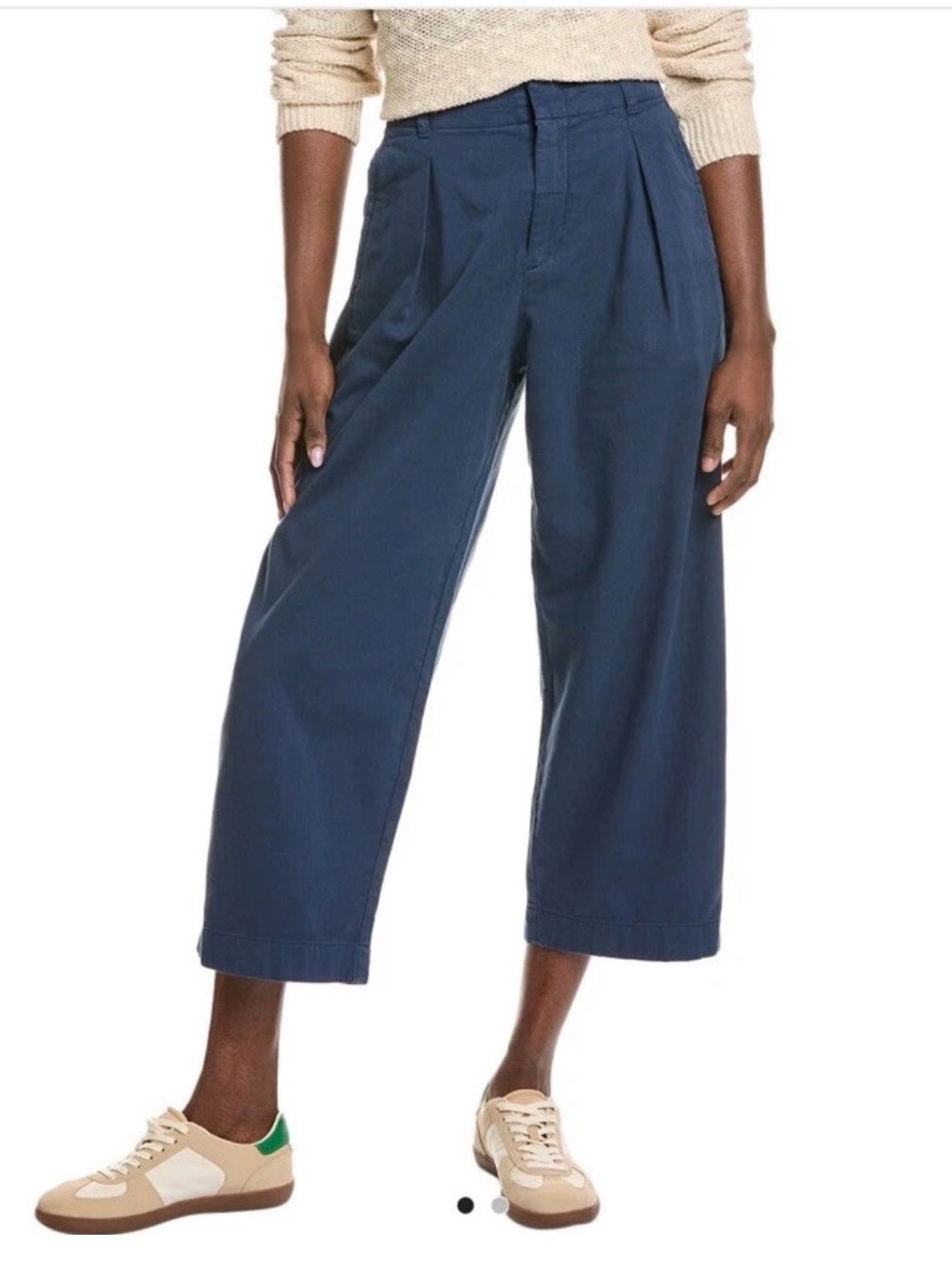 rag & bone Donovan Navy Cropped Pant. MSRP $398. Size 16